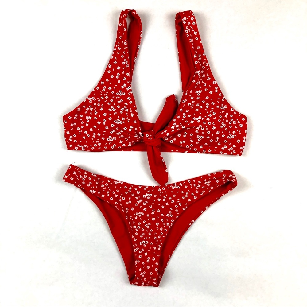 SHEIN Red Bikini